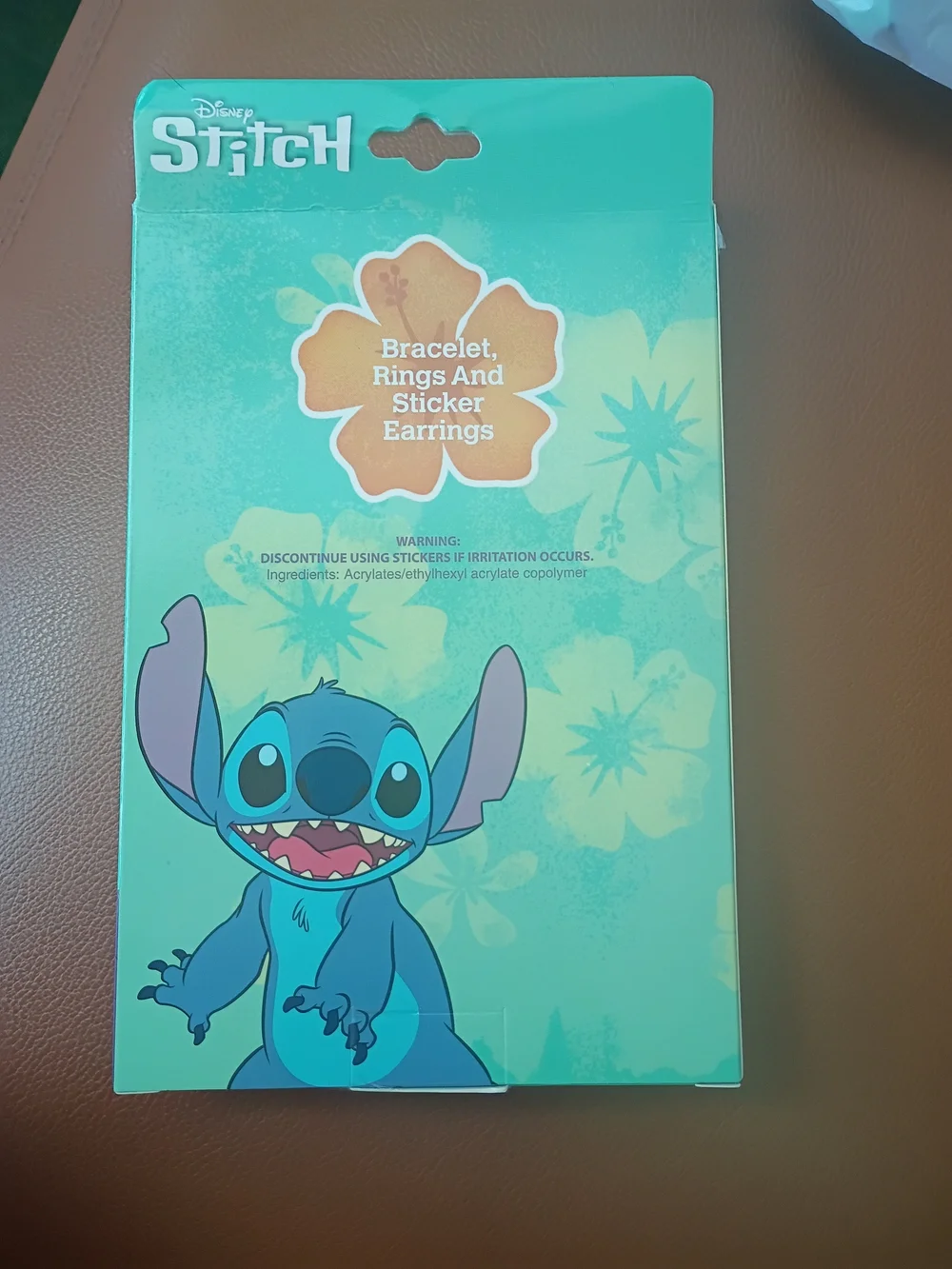 Disney Stitch Jewelry Set - Teal, Turquoise & Purple Accents